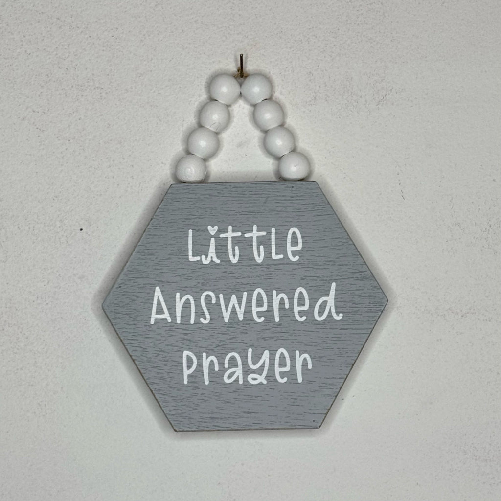 Little Answered Prayer Box Sign