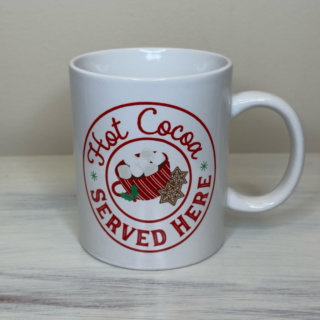 Hot Cocoa Served Here Mug