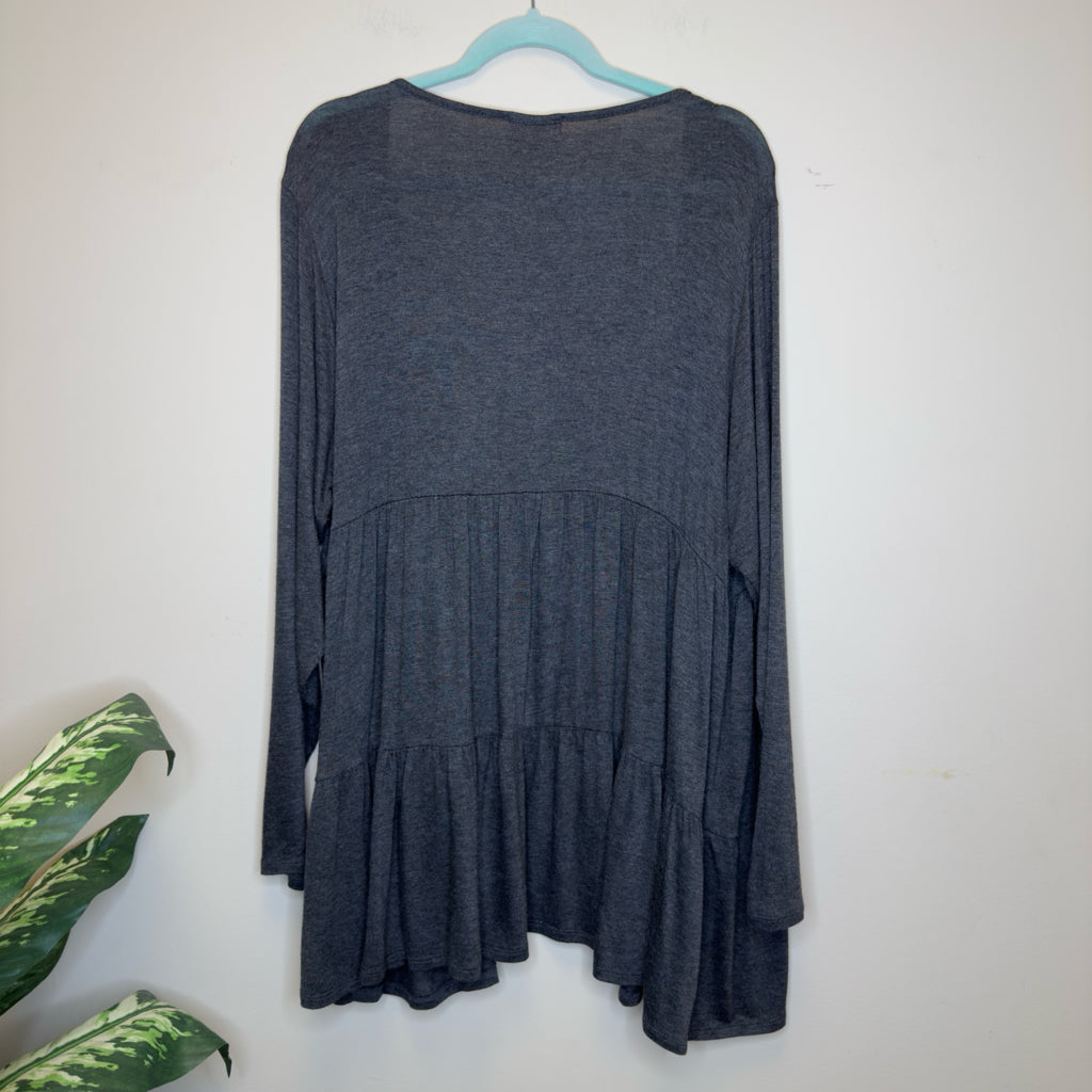 Realize Open Front Cardigan - Size 2X