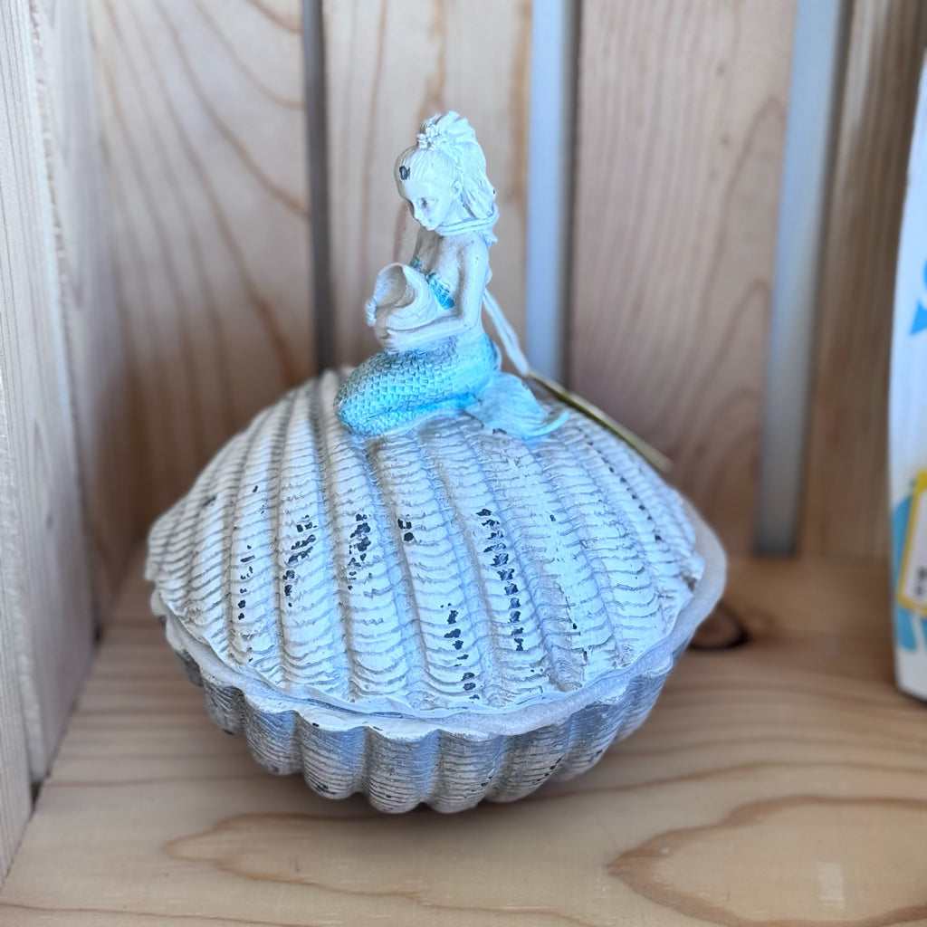 Mermaid Shell Trinket Box