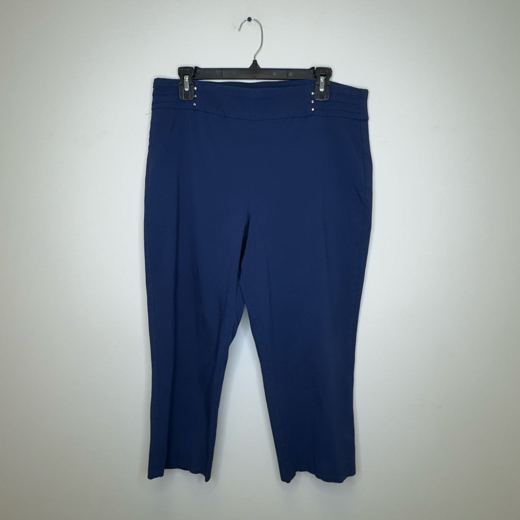 JM Collection Cropped Pull-On Pants - Size Large
