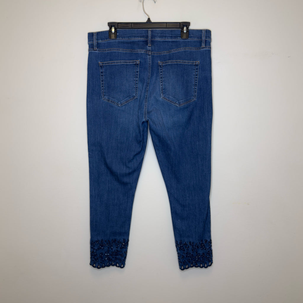 Loft Modern Skinny Crop Jeans - Size 14