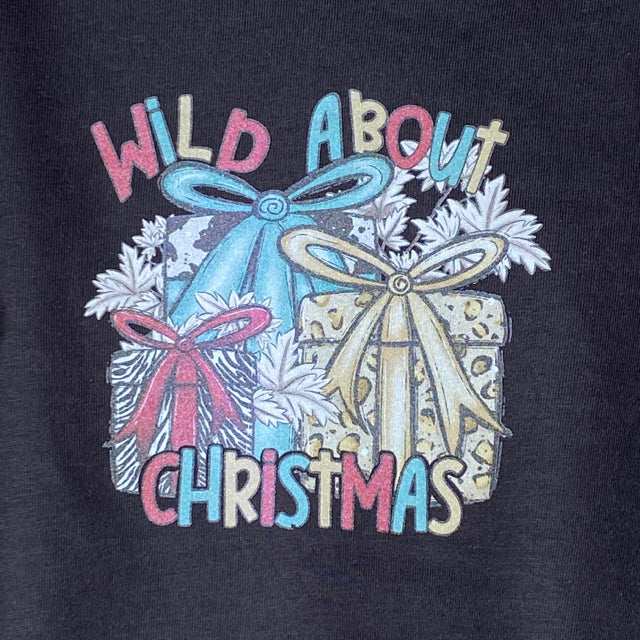 Wild About Christmas Graphic Sweatshirt - Size Youth Small