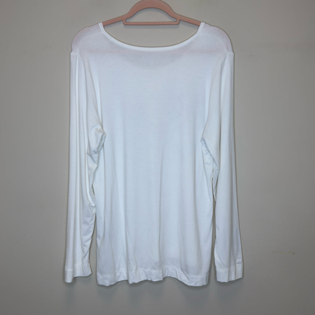 Chico's Peace Love Chic Layering Tee - Size Large