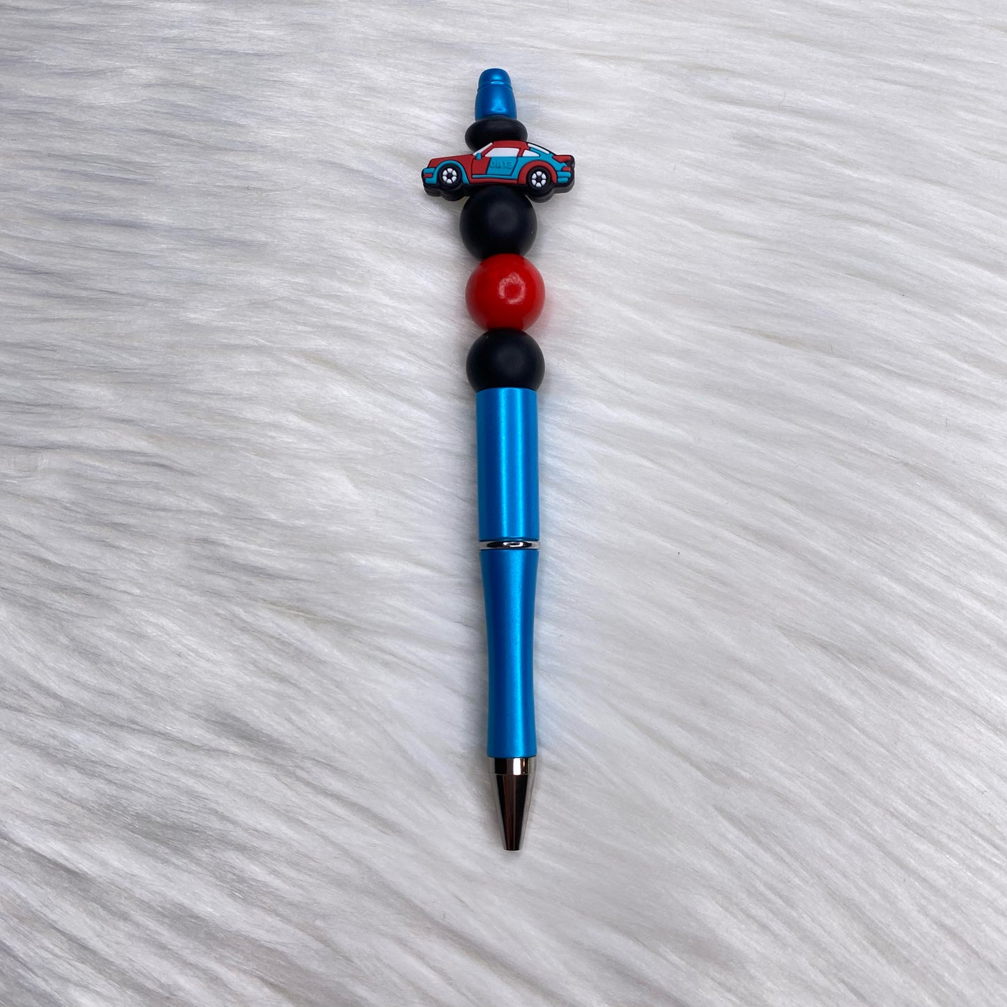 Beaded Ink Pen - Race Car