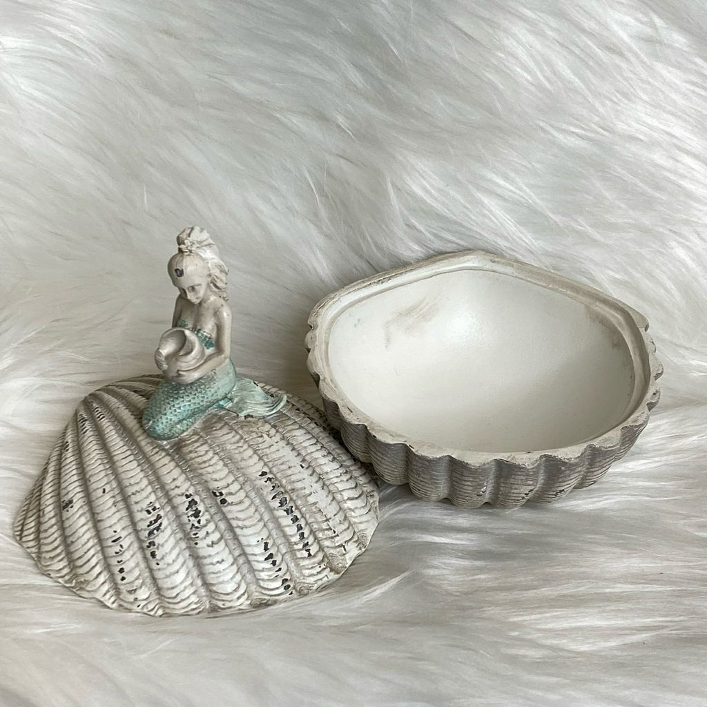 Mermaid Shell Trinket Box