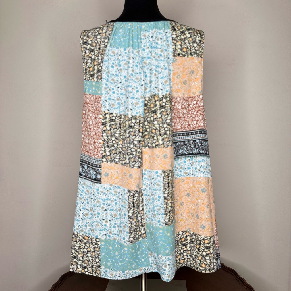 Doe & Rae Mixed Print Tank Top - Size 2XL