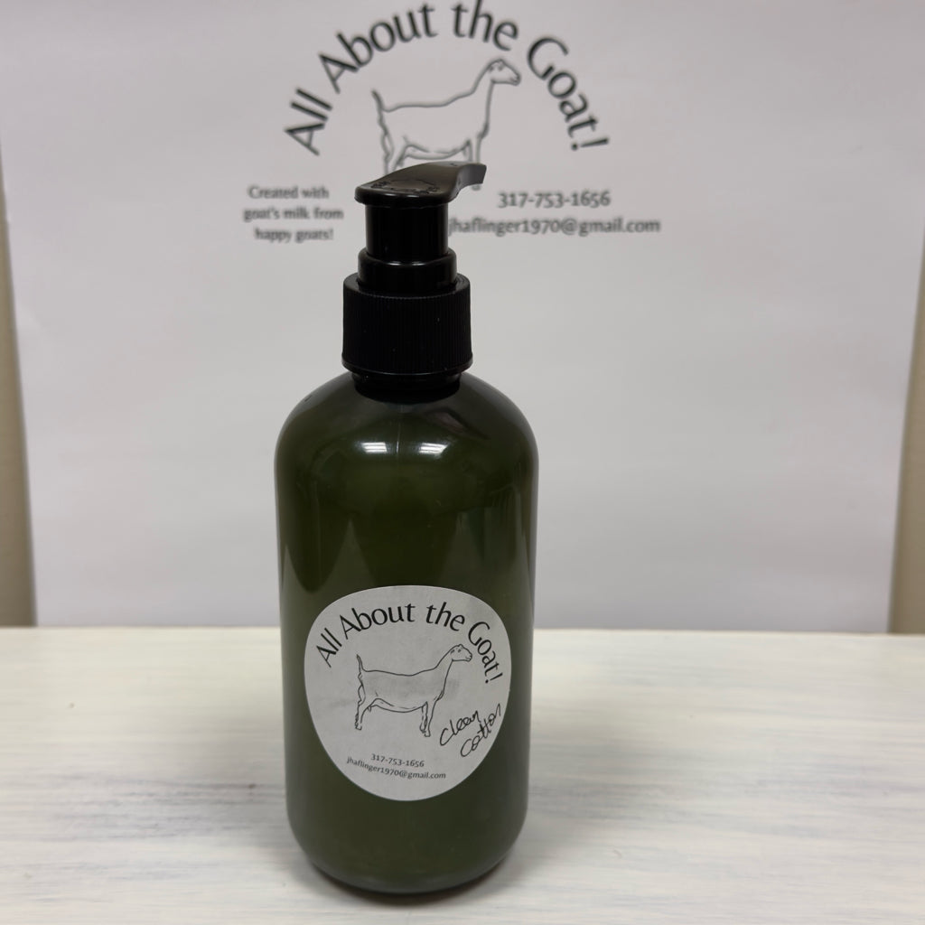 All About the Goat Body Lotion - Clean Cotton