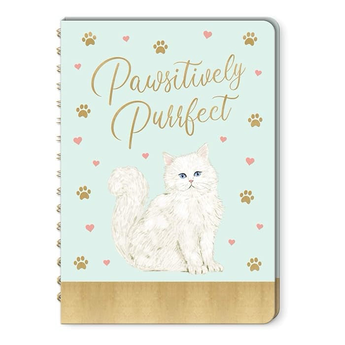 Pawsitively Purrfect Spiral Journal