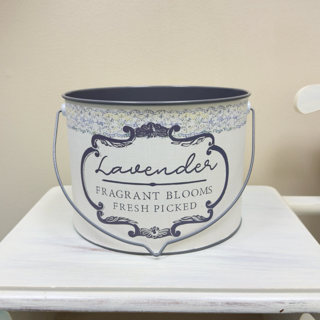 Lavender Fragrant Blooms Fresh Picked Pail