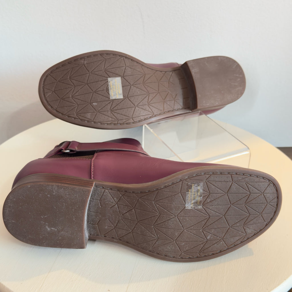 Spenco Park Avenue Bootie - Burgundy - Size 8.5 B
