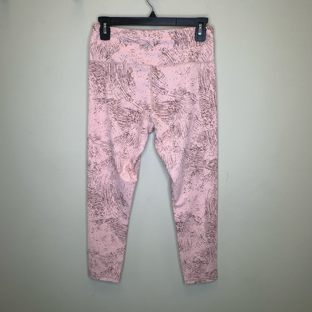 Zyia Active Pink Etching Light N Tight Hi-Rise 7/8 24” - Size 8-10