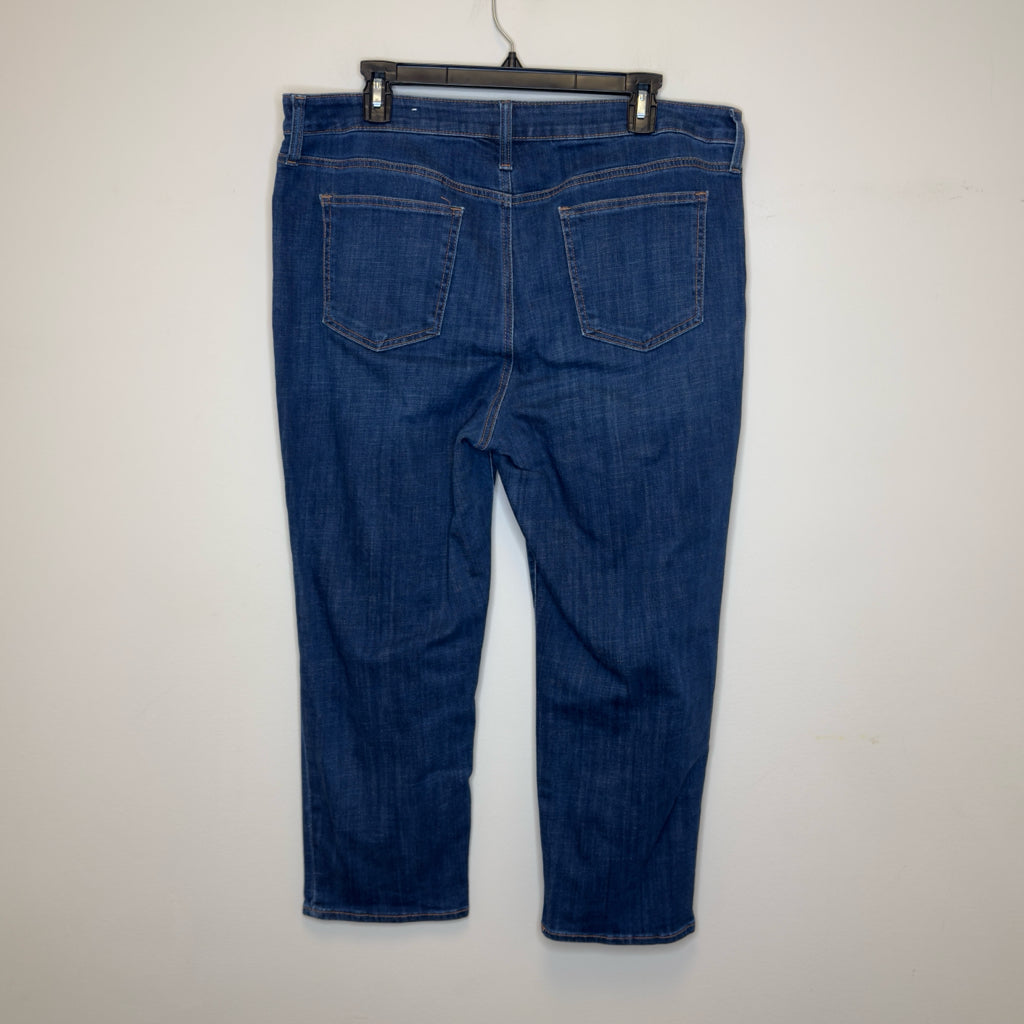 Chico's Girlfriend Cropped Jeans - Size 14