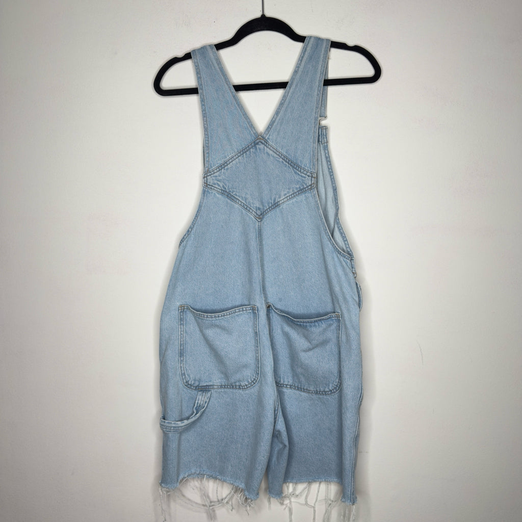 H&M Denim Short Overalls - Size Medium