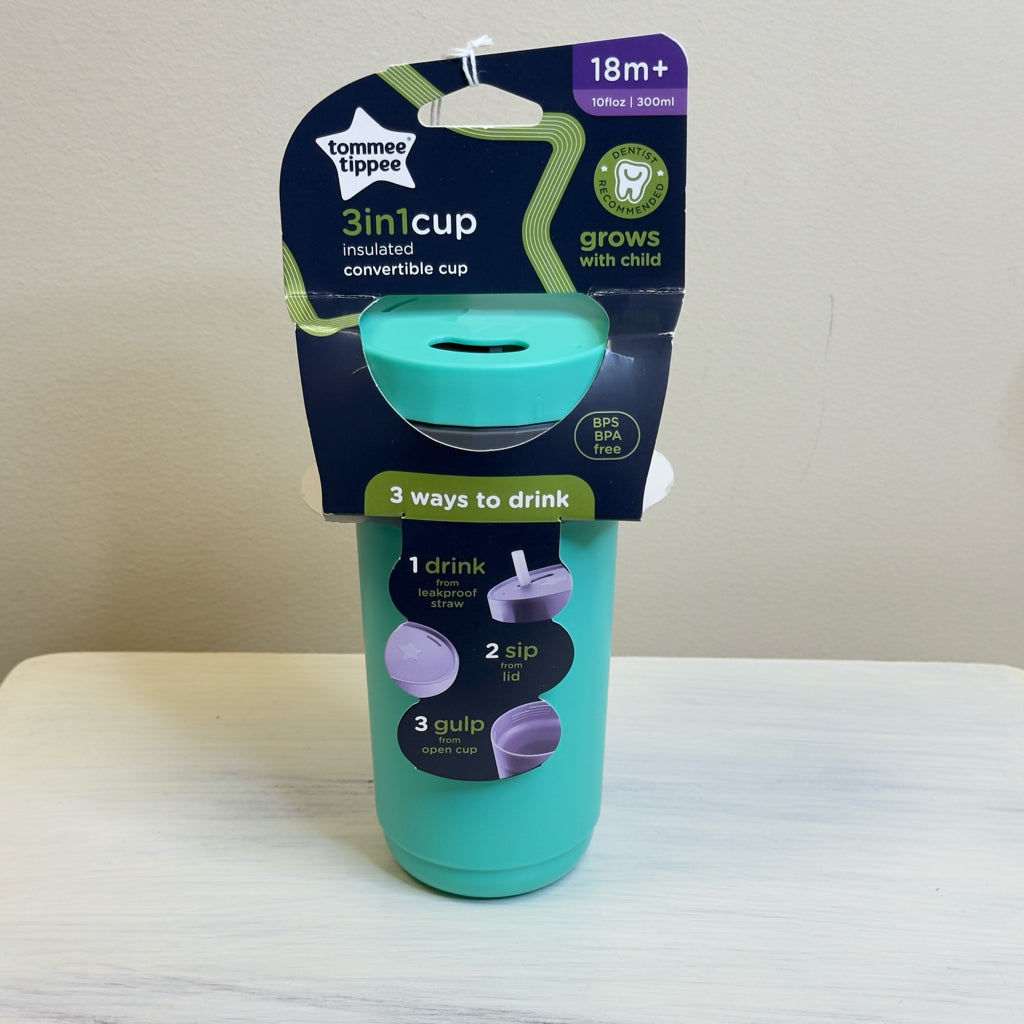 Tommee Tippee 3in1 Insulated Convertible Cup