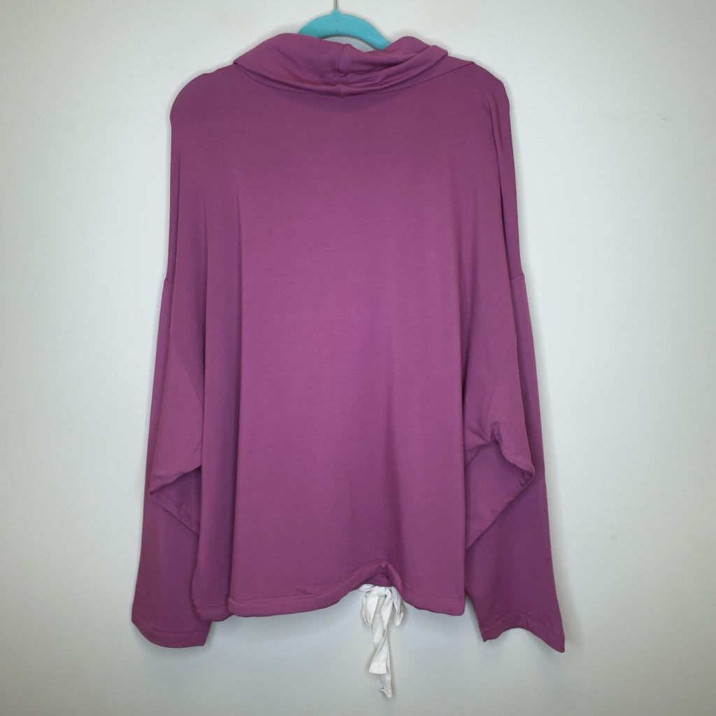 Torrid Dream Fleece Cowl Neck Long Sleeve Lounge Sweatshirt - Size 3X