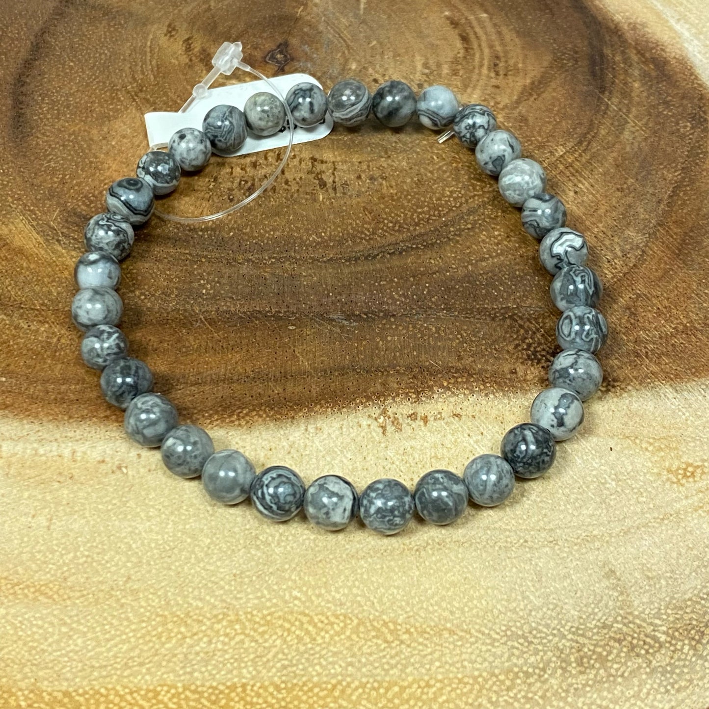 Inga Ann's Picture Jasper Beaded Bracelet