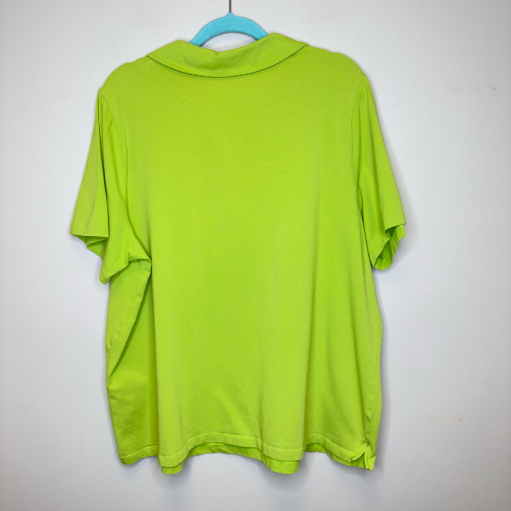 Catherines Suprema Collection Polo Top - Size 1X