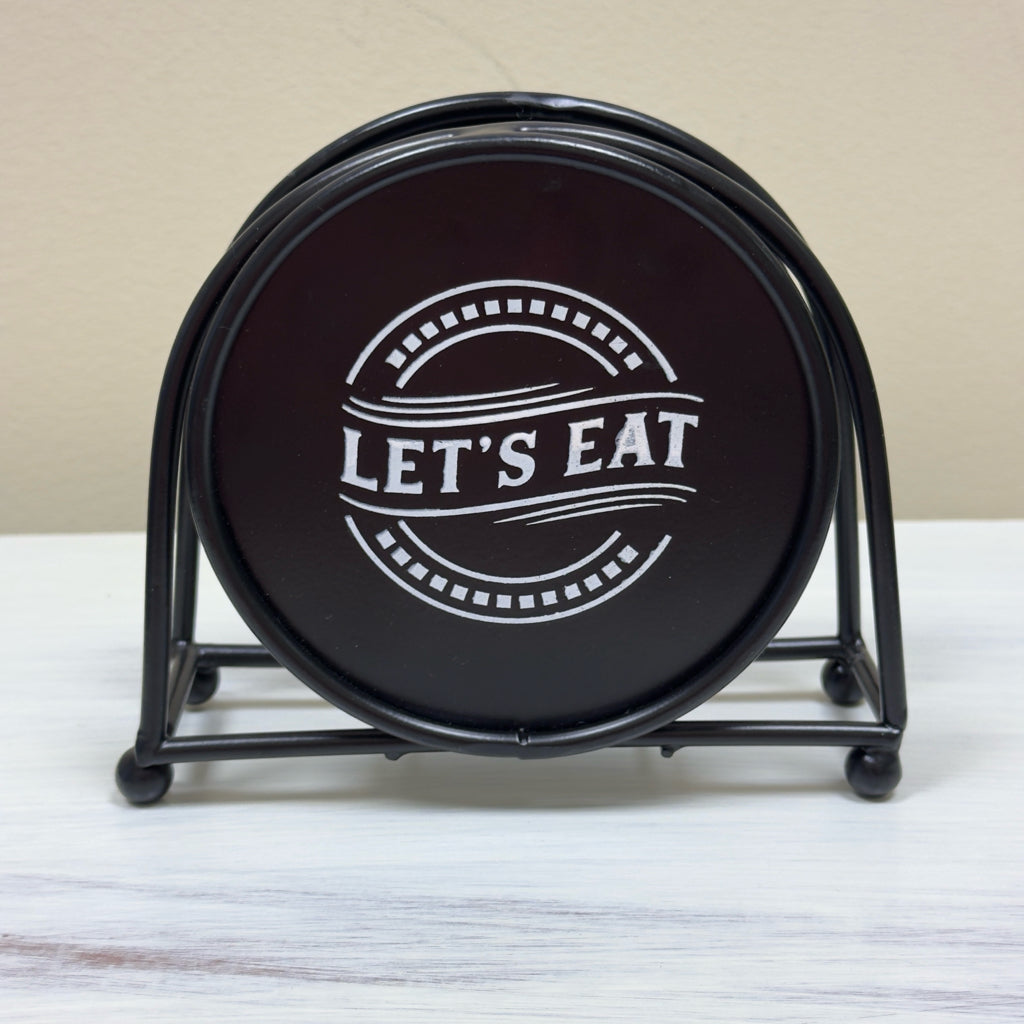 Let's Eat Napkin Holder