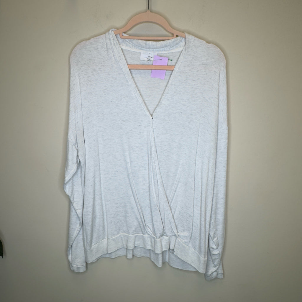Soma Faux Wrap Top - Size Large