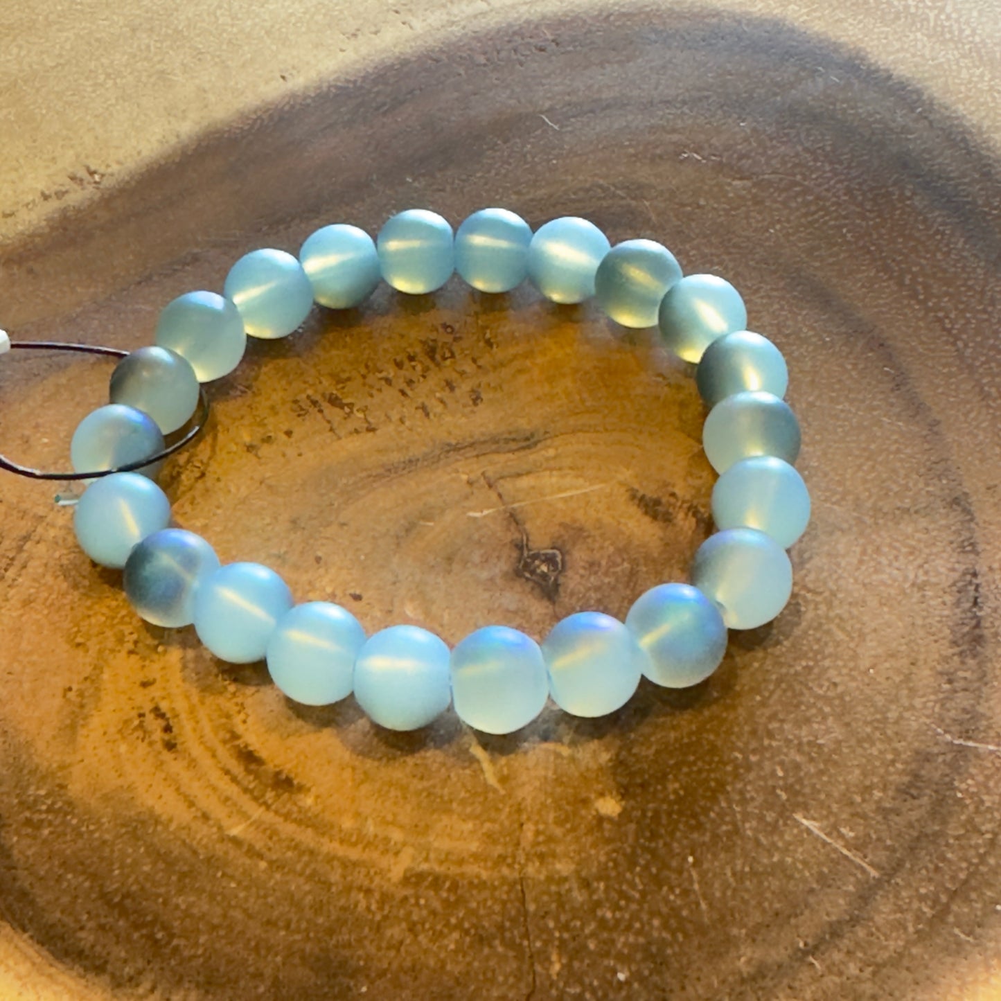 Inga Ann's Matte Opal Beaded Bracelet