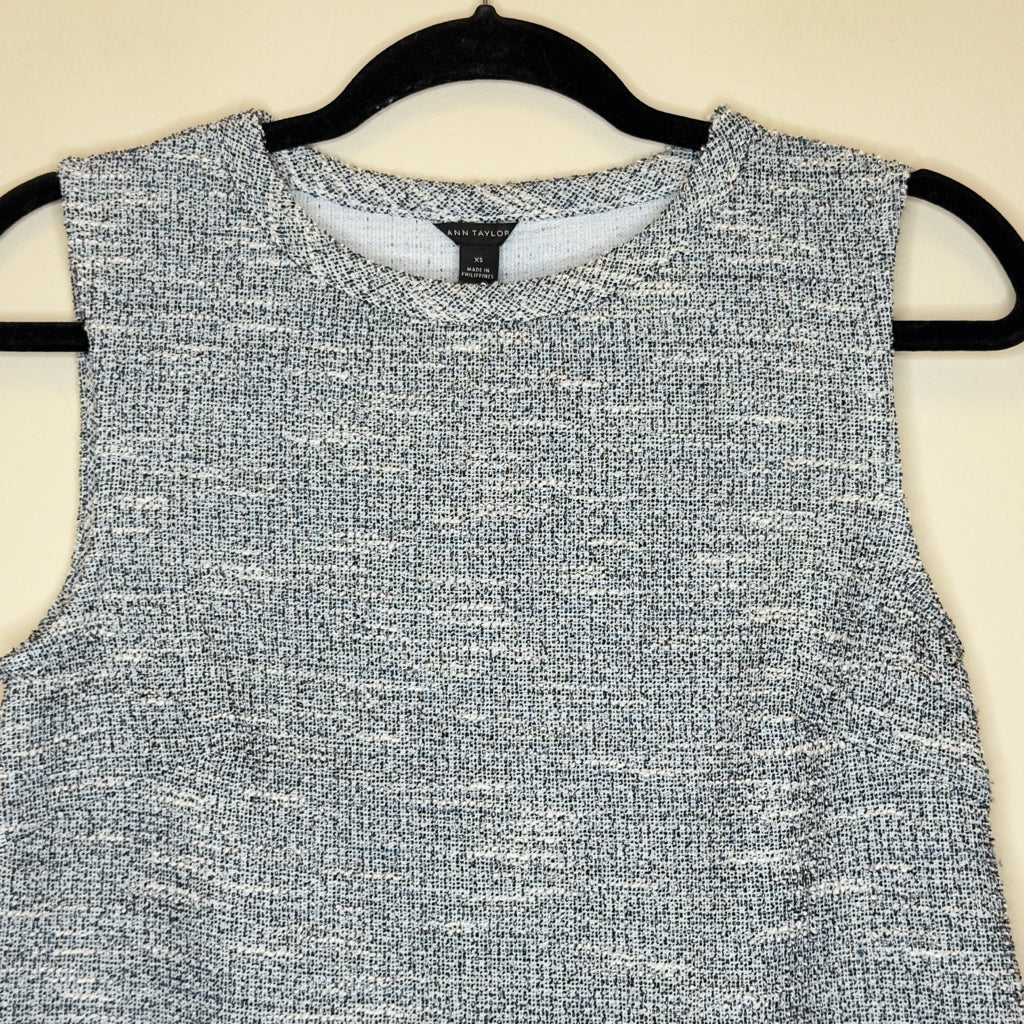 Ann Taylor Tweed Shell Sleeveless Top - Size XS