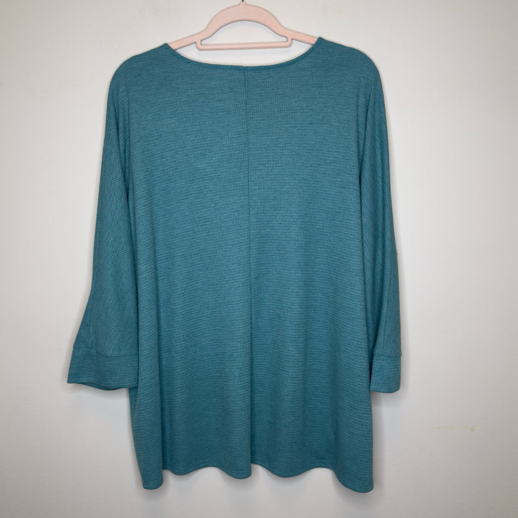 Sonoma Thermal Texture 3/4 Sleeve Top - Size XL