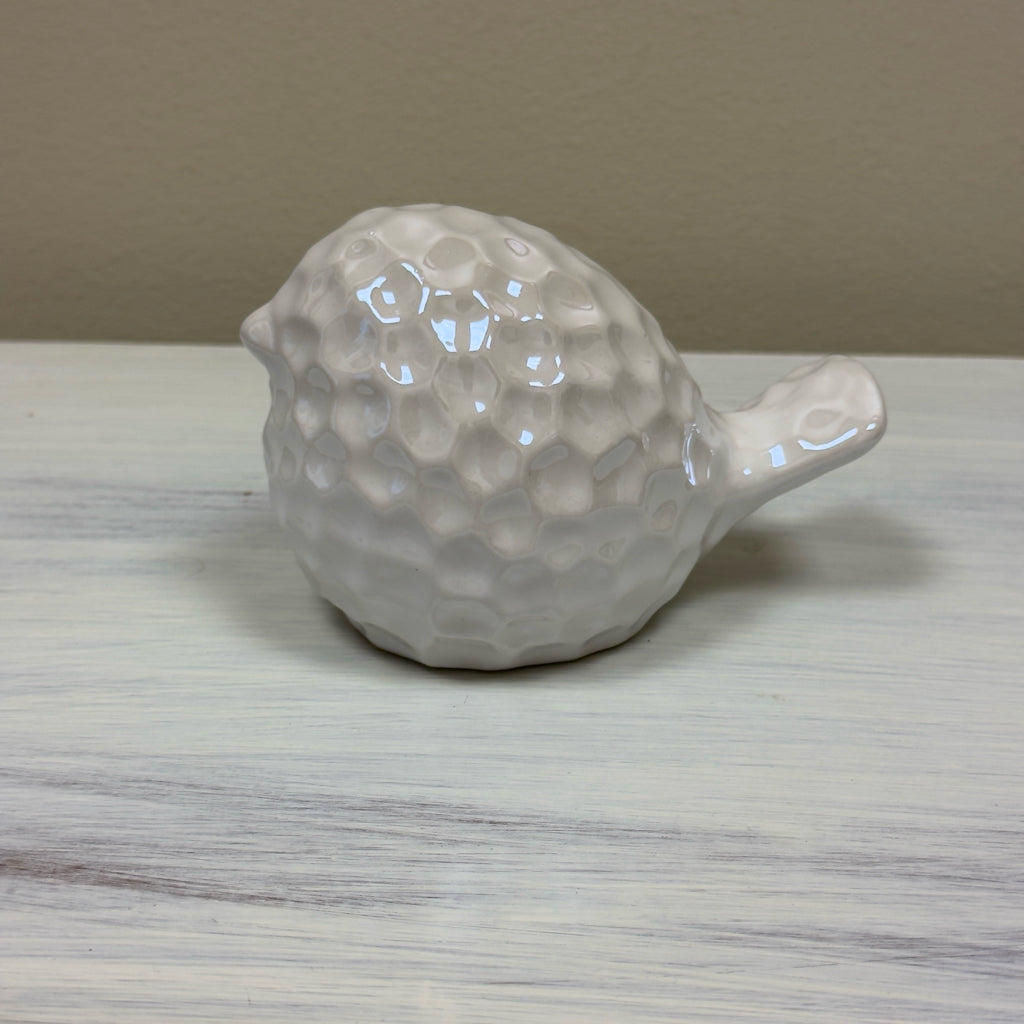 Ceramic Bird - White