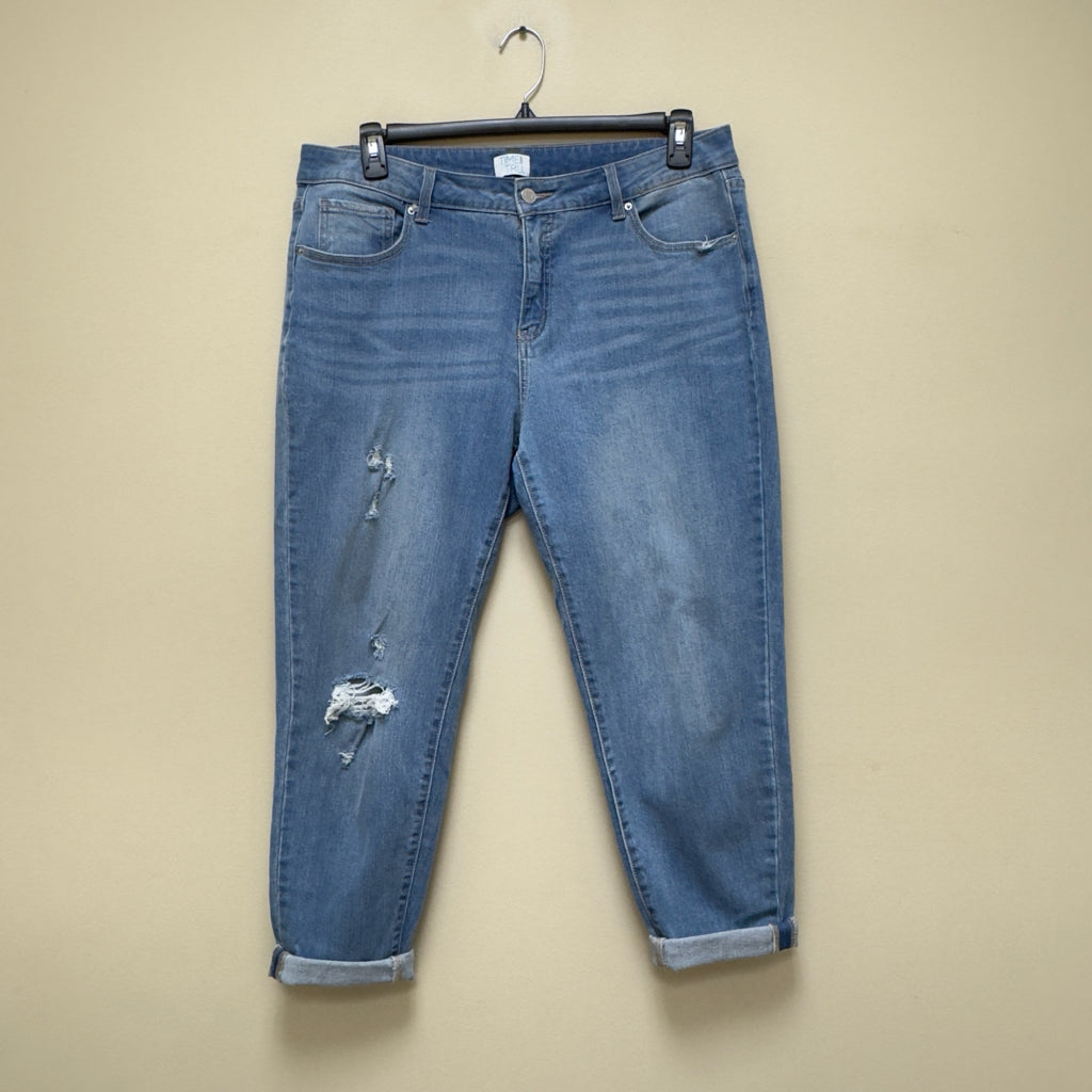 Time & True Cropped Jeans - Size 14
