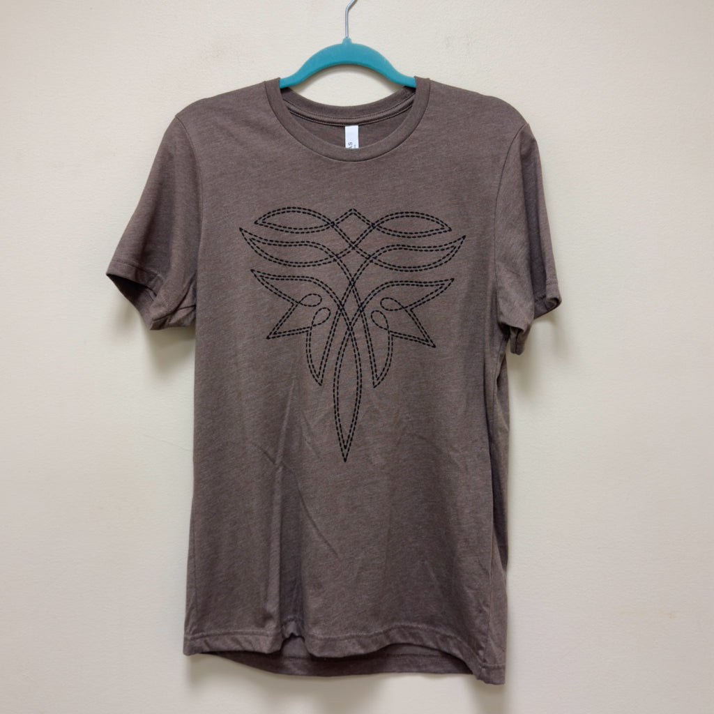 Boot Stitch Graphic Tee - Size Medium