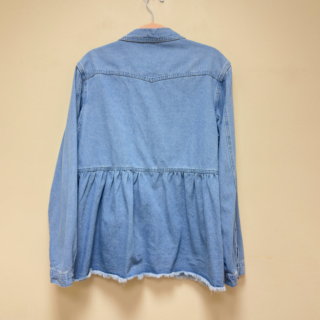 Pink Lily Denim Jacket - Size XL