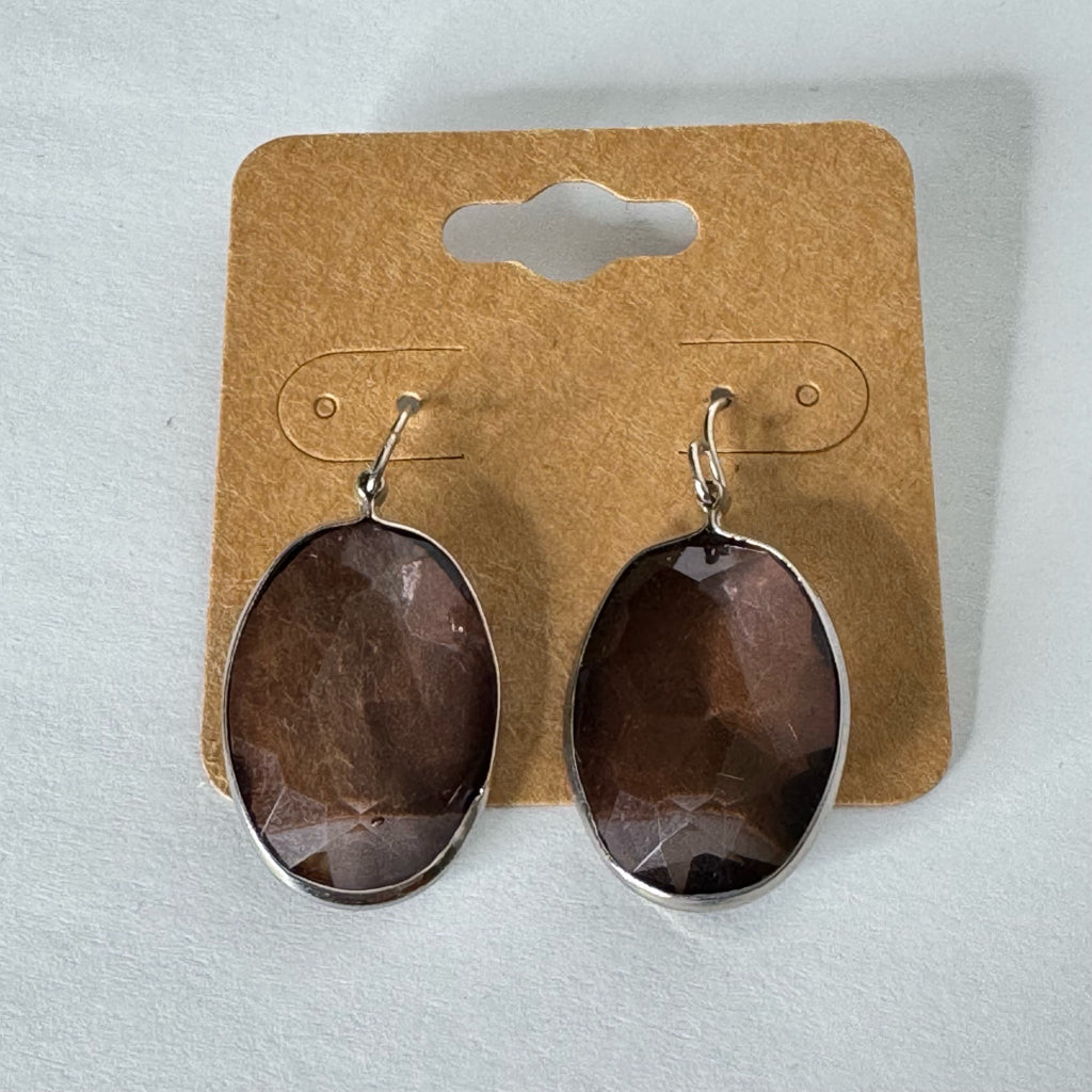 Purple Dangle Earrings