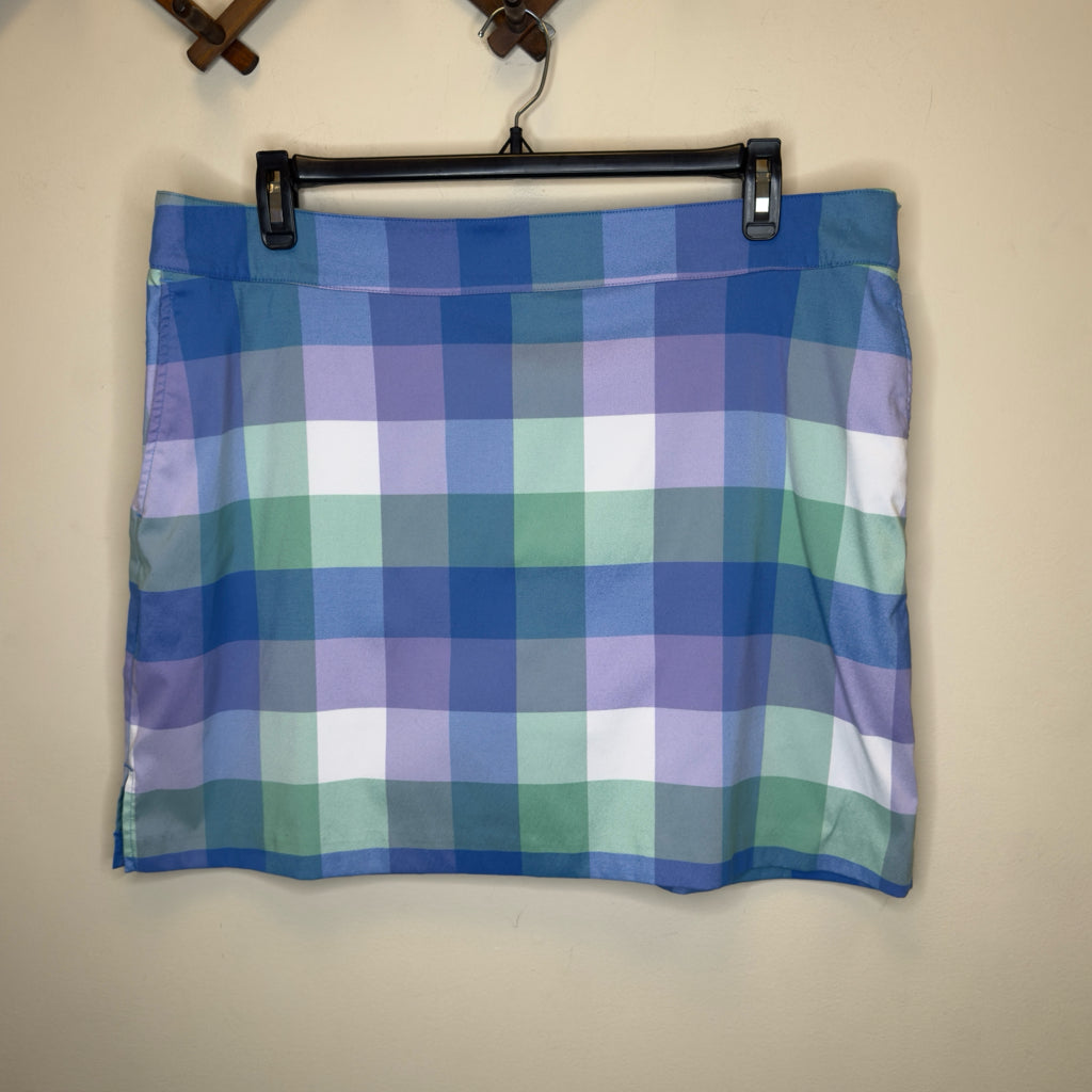 Izod Golf Plaid Skort - Size 18
