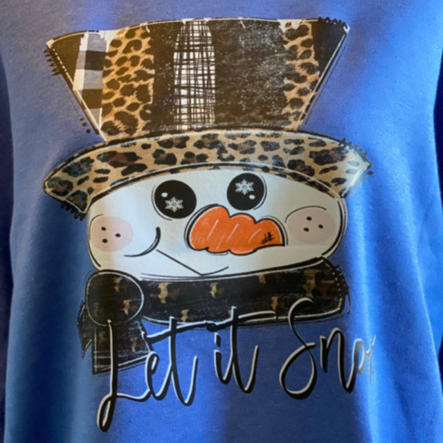 Let It Snow Graphic Sweatshirt - Size Large
