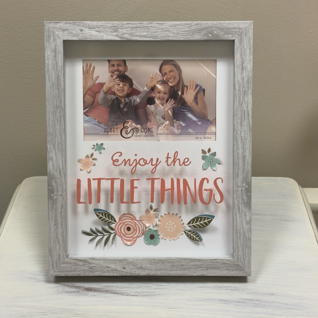 Enjoy The Little Things Picture Frame