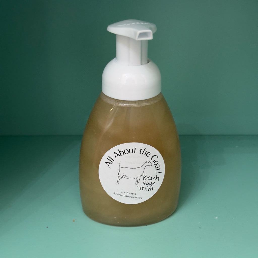 All About the Goat Foaming Hand Soap - Beach Sage Mint
