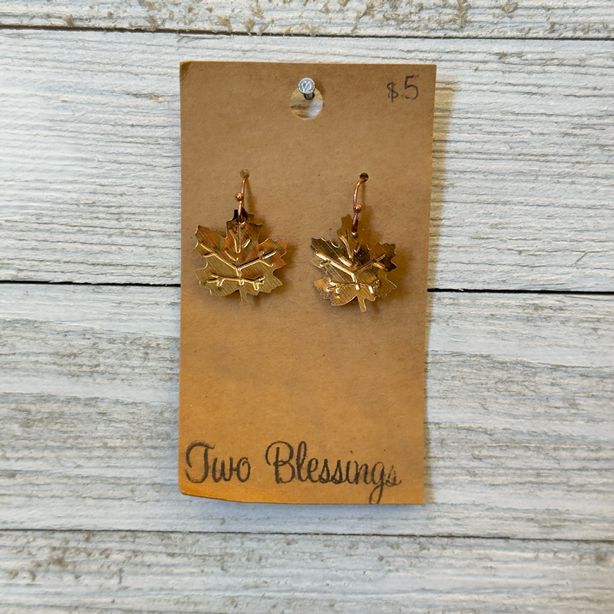 Two Blessings - Gold Maple Leaf