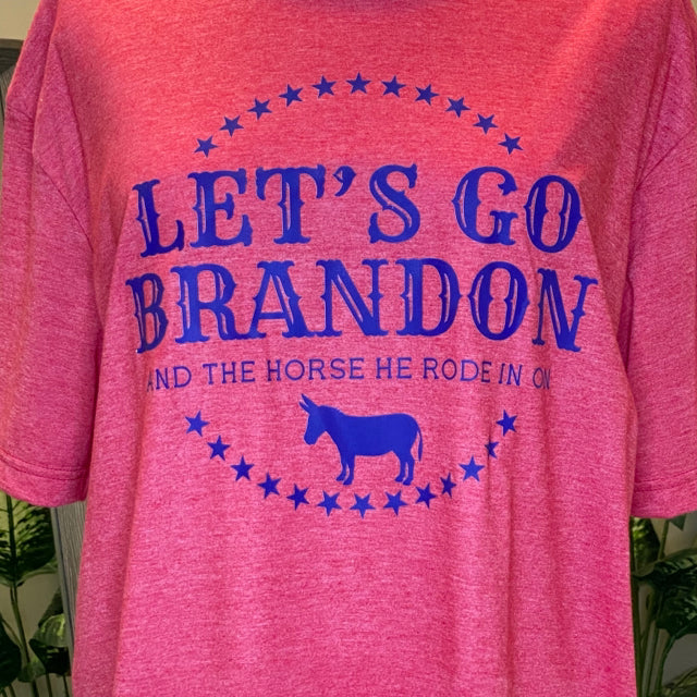 Let's Go Brandon Graphic Tee - Size Large