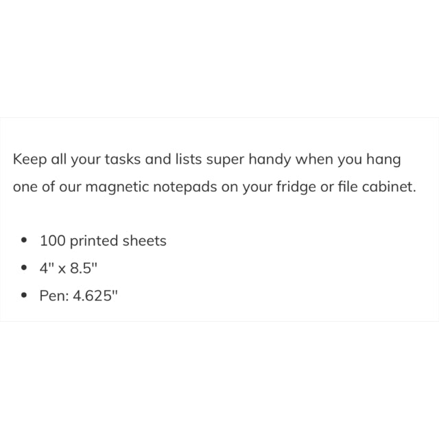 Abstract Animal Wild Magnetic List Pad & Pen