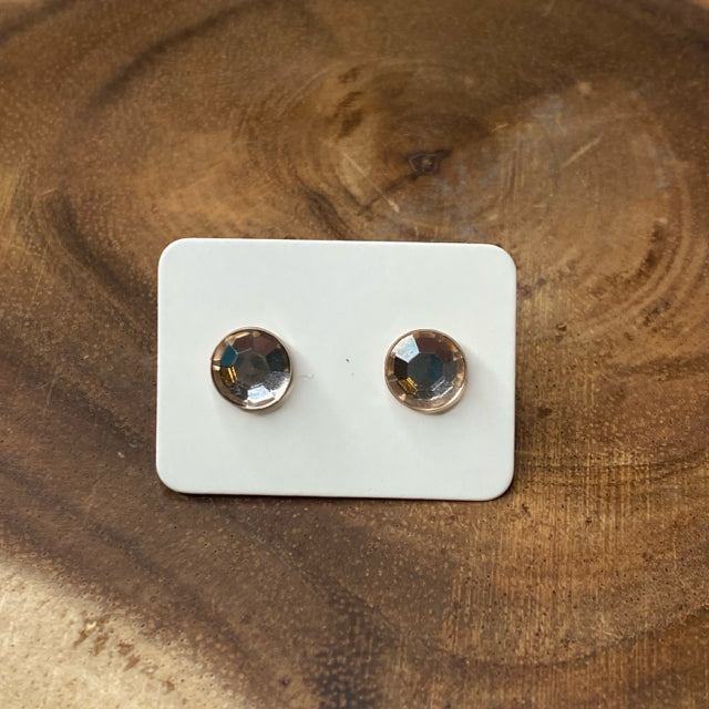 Pink Crystal Earrings