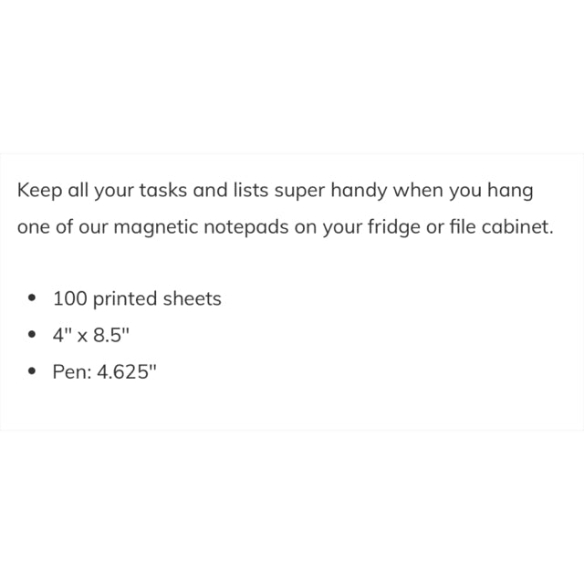 Make Today Amazing Magnetic List Pad With Pen