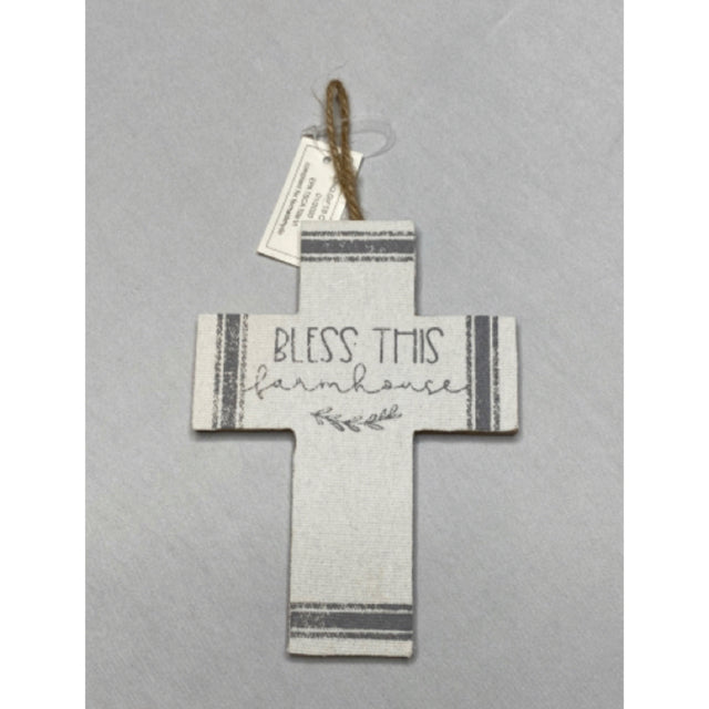 Bless This Farmhouse Cross