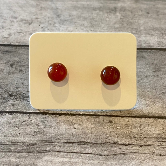 Caramel Stud Earrings