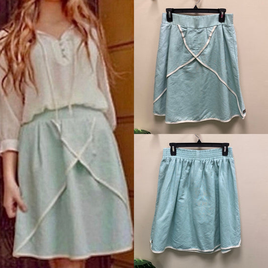 Matilda Jane Serendipity Sweet Tea Linen Skirt - Size Medium