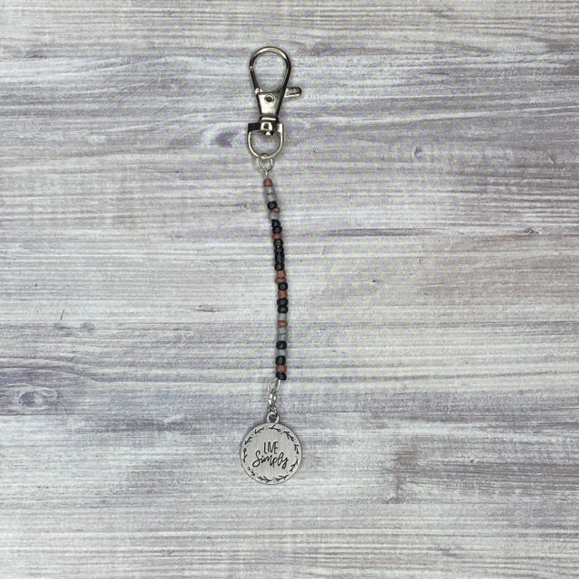 Inga Ann's Keychain Charm - Live Simply