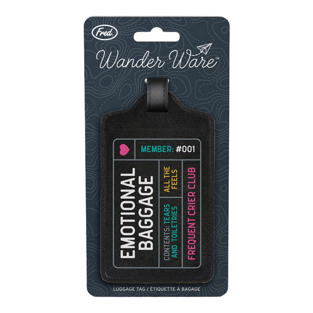 Wander Ware Emotional Baggage Luggage Tag
