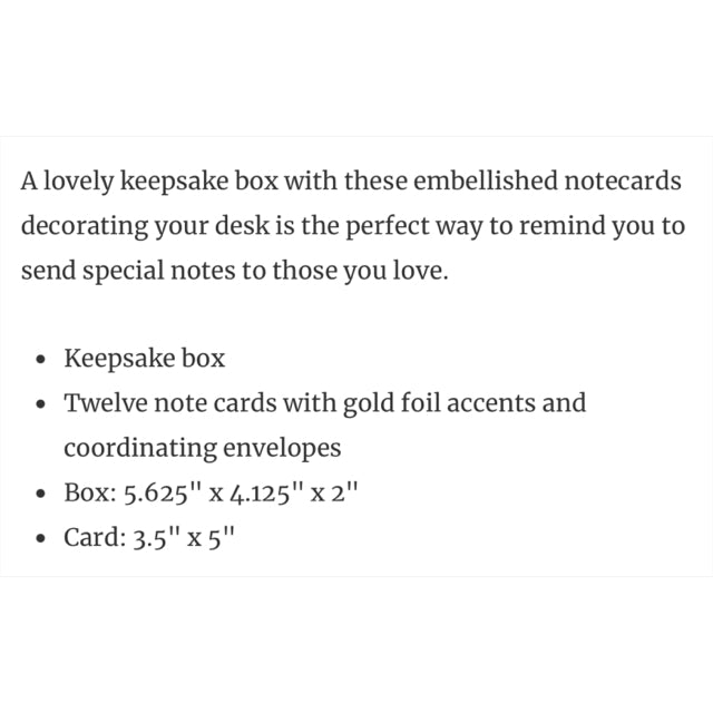 Daisy Lavender Boxed Note Card Set