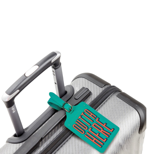 Wander Ware Outta Here Luggage Tag