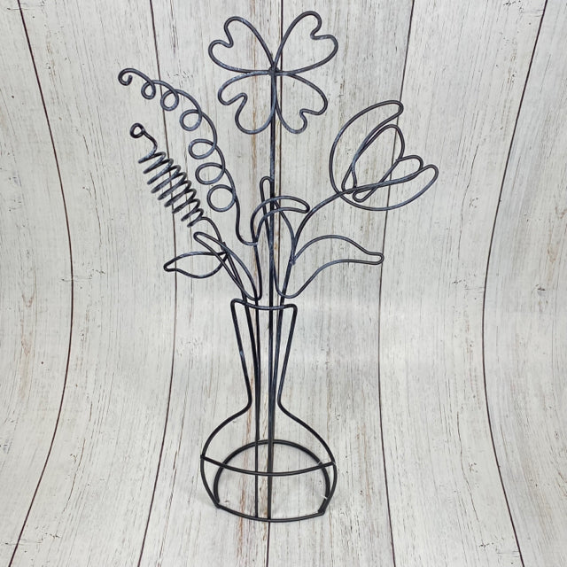 Metal Flower Arrangement Decor