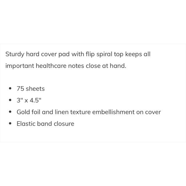 Nurse Stethoscope Spiral Notepad